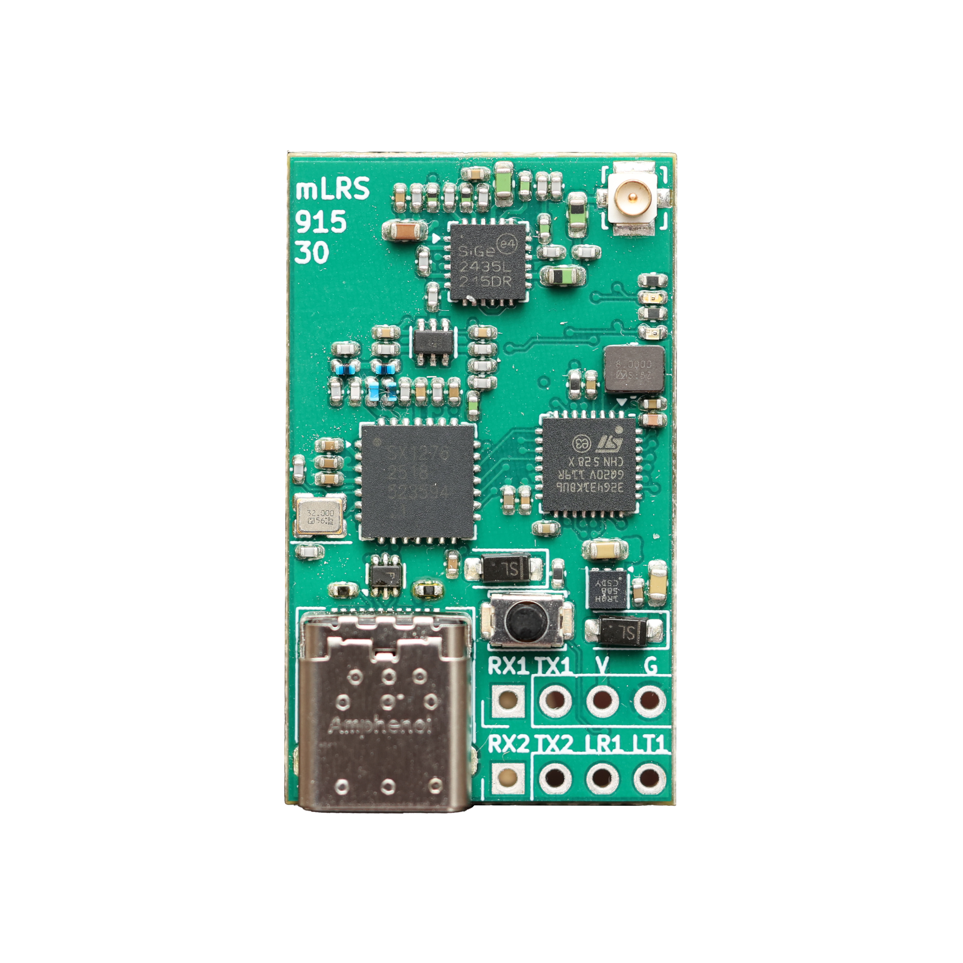 BlueLRS MAVLink 915MHz RX Module with 1W Telemetry - NDAA and